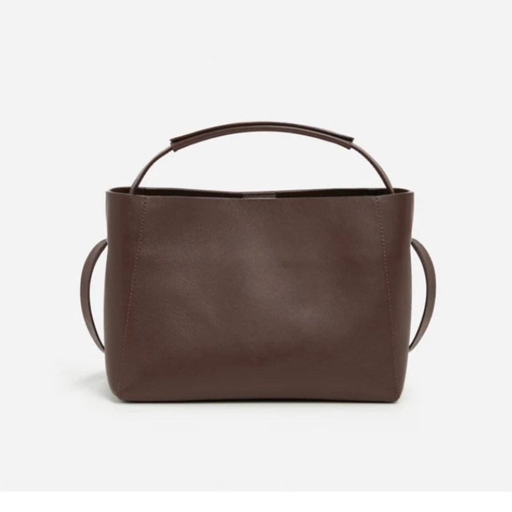 Flattered Hedda Midi Handbag in Chocolate Brown